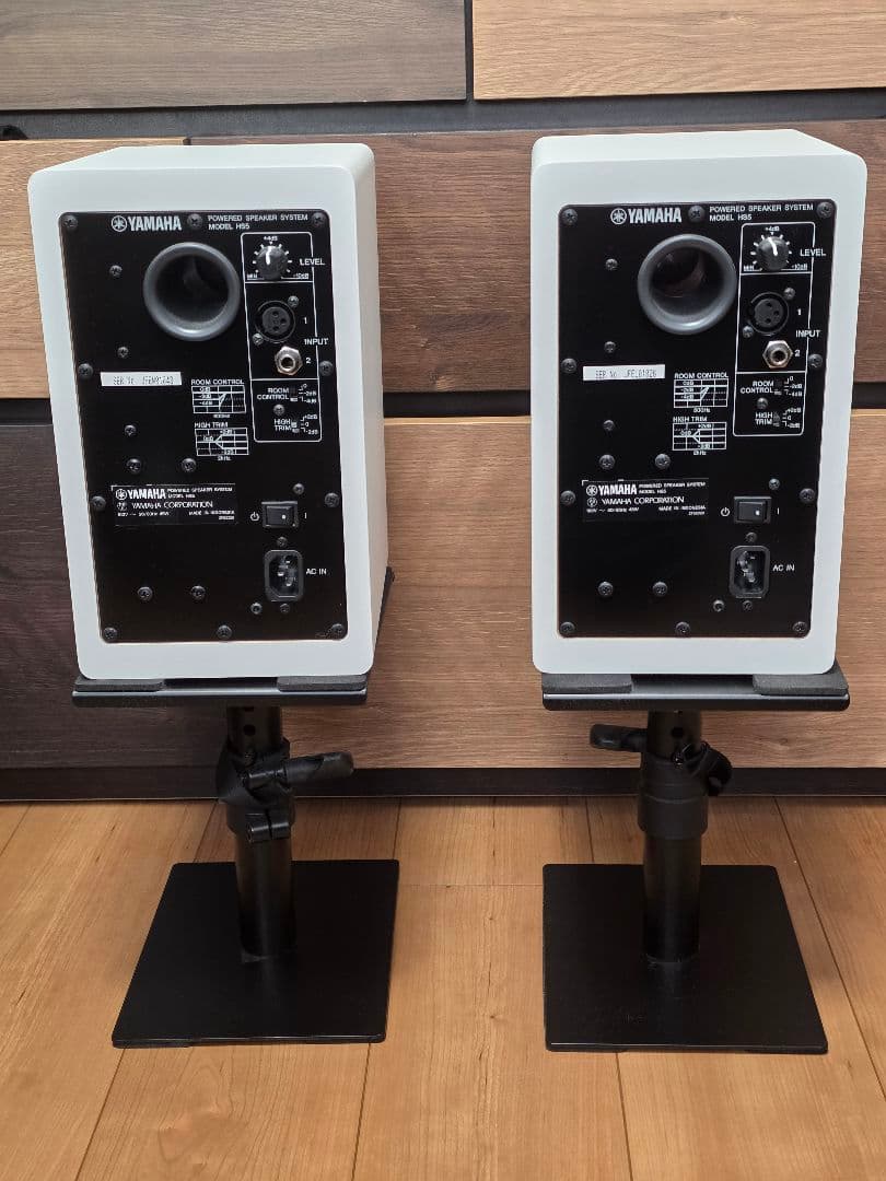 YAMAHA HS5 ホワイト + スタンド
