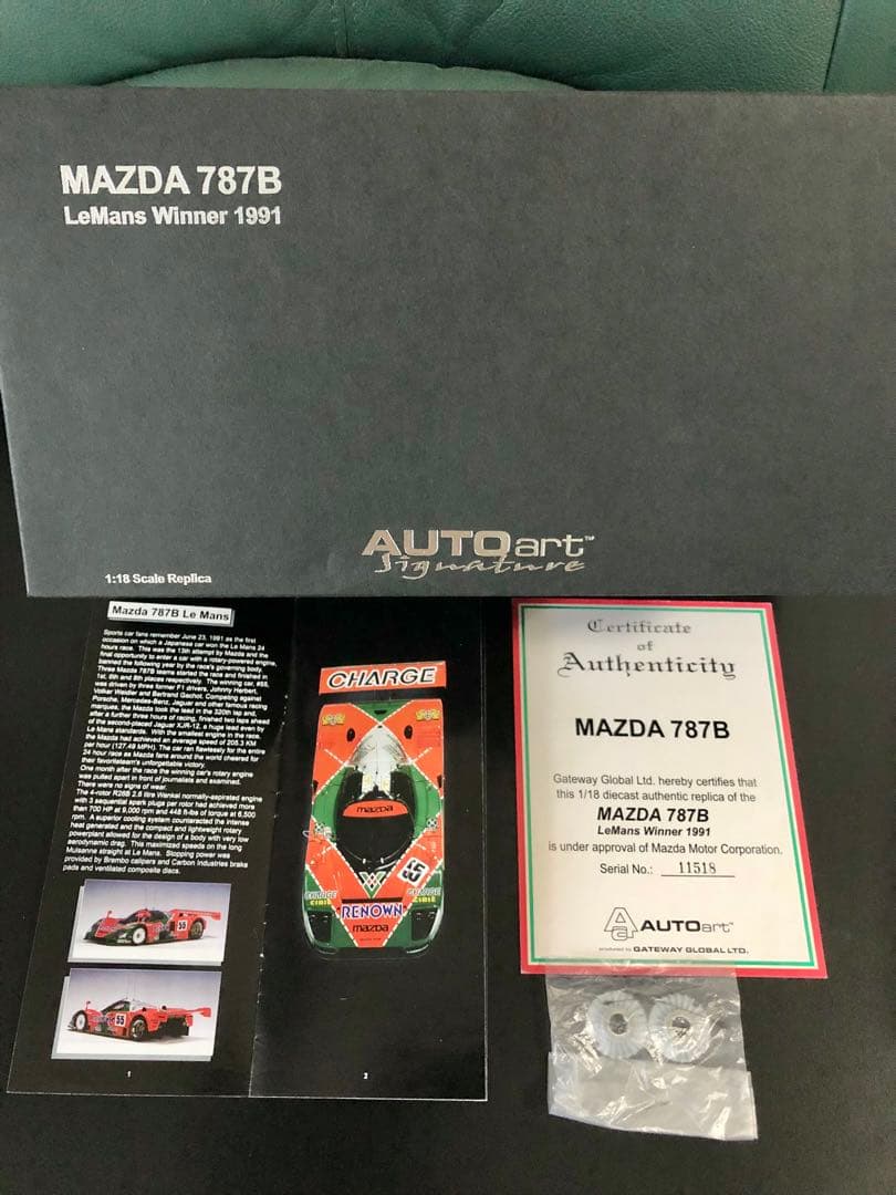 ★絶版！オートアート ￼￼1/18 マツダ787B 1991年ル・マン優勝車