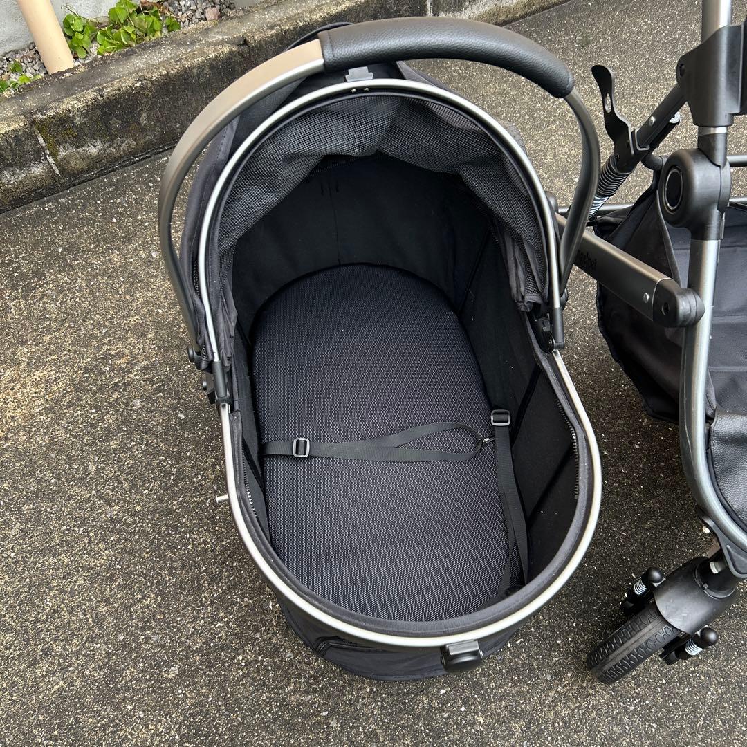 Angelpet ペットカート ブラック 25kg対応