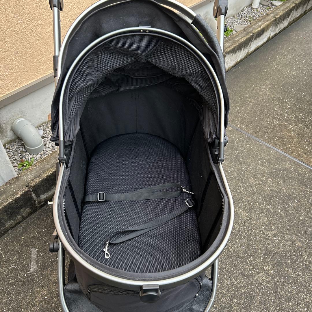 Angelpet ペットカート ブラック 25kg対応