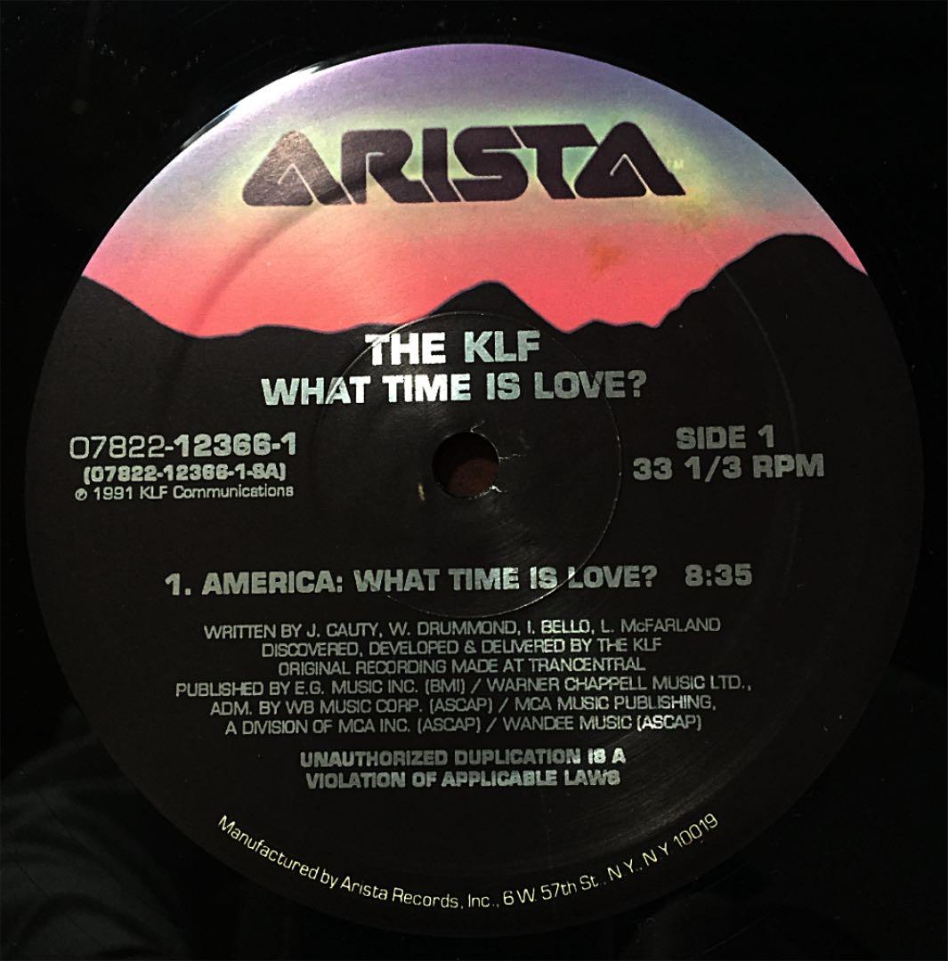 WHAT TIME IS LOVE?／THE KLF MAHARAJA希少盤！