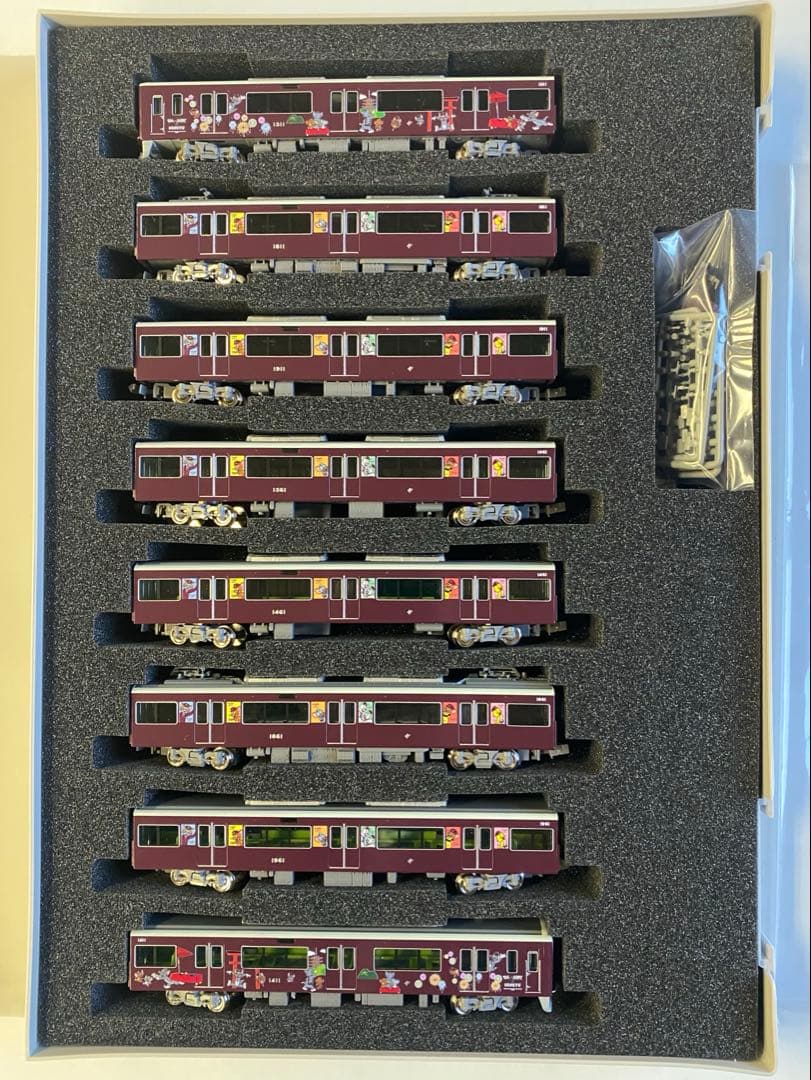 【新品未走行】グリーンマックス阪急1300系京都線トムとジェリー号8輌編成セット