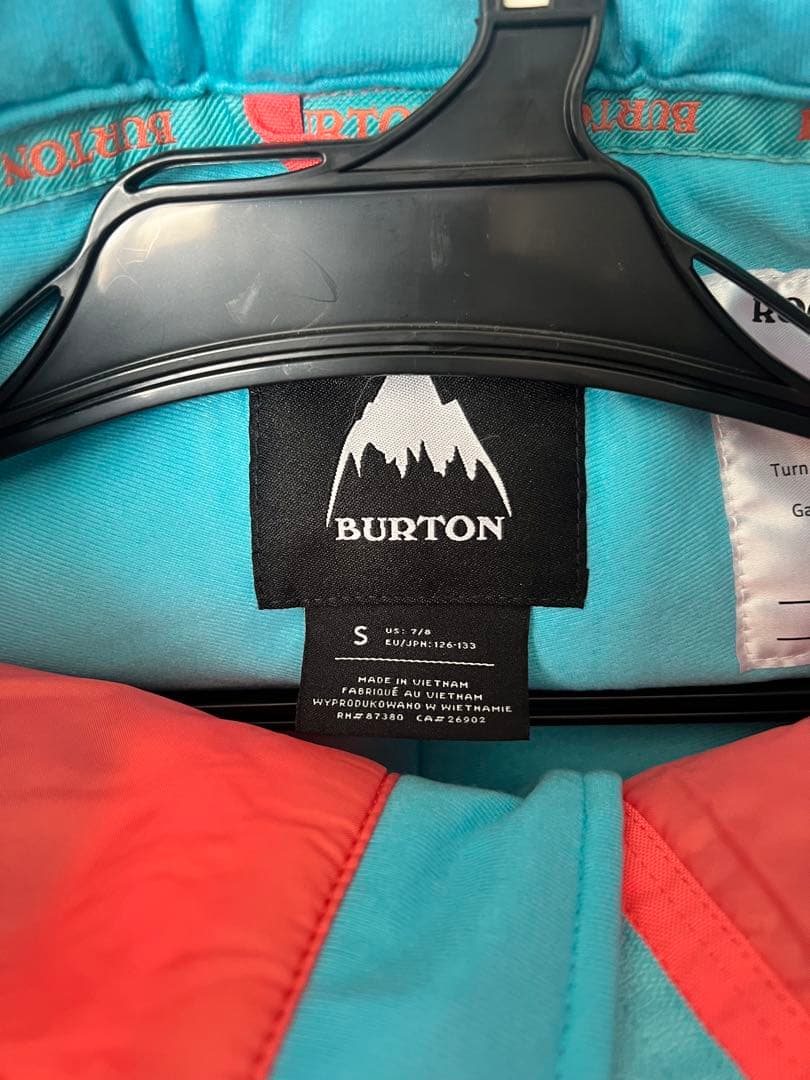 BURTON スノーボードウェア 上下セット　キッズ