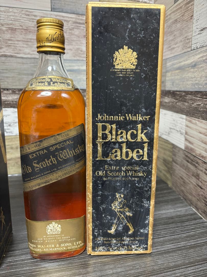 古酒　未開栓　Johnnie Walker Black Label 3本セット