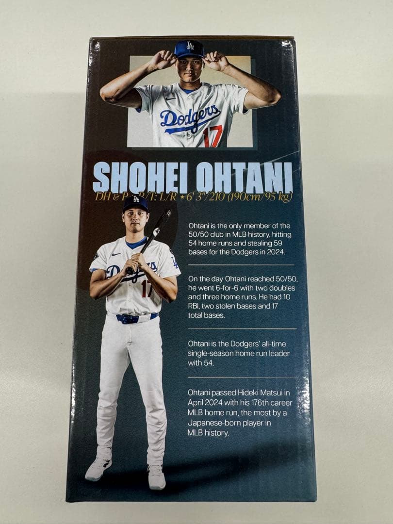 8/27ドジャースタジアム来場者限定！大谷翔平 50/50ボブルヘッド