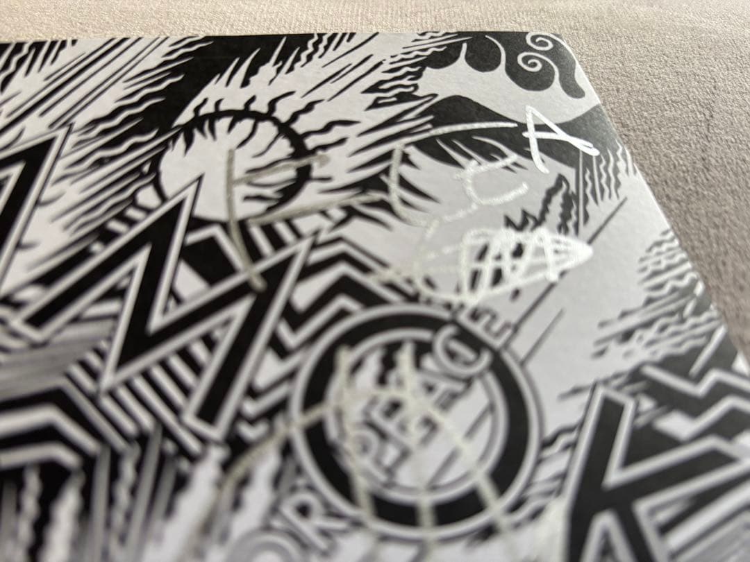 レア　トムヨークとフリーのサインAtoms for Peace AMOK CD