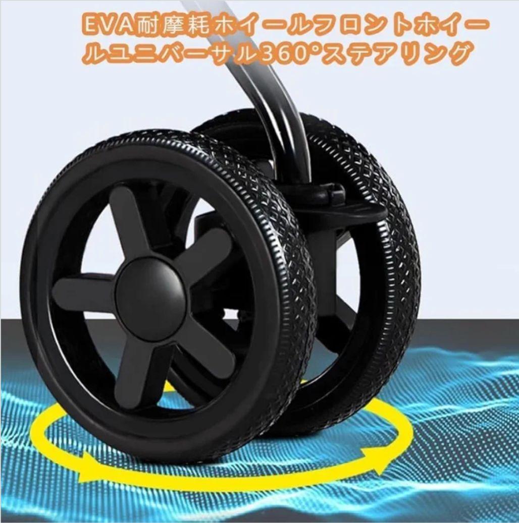 ペットカート グレー キャスター付き 犬用ベビーカー 組み立て簡単 軽量 通気性