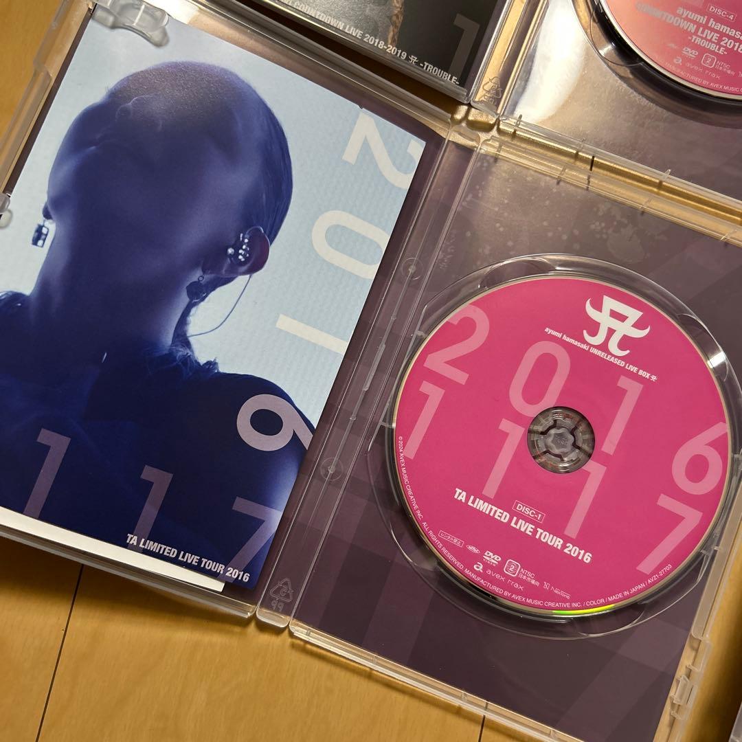 【即購入ok!!】浜崎あゆみ UNRELEASED LIVE BOX 限定生産