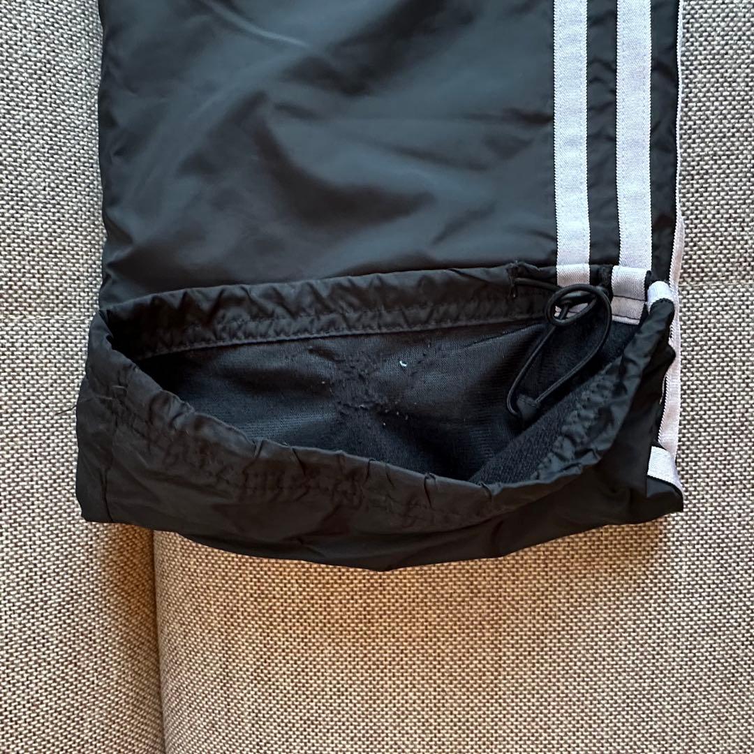 「美品」adidas 裏起毛ブラックジャージ上下セット