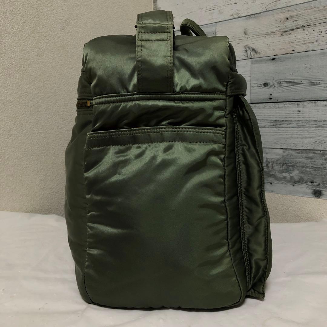 極美品✨希少 ポーター タンカー ボストンバッグL セージ 大容量 2way