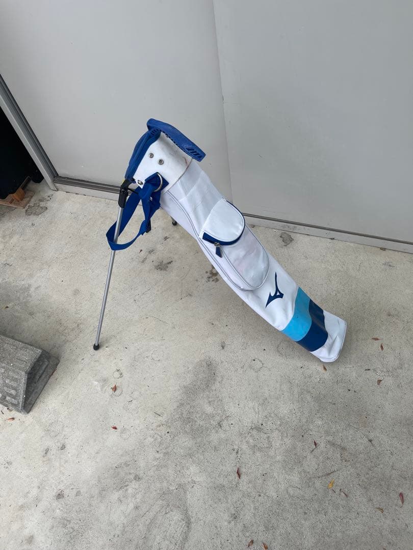 Mizuno サブバッグ ホワイト/ブルー