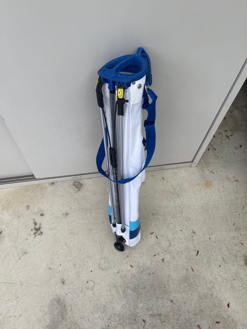 Mizuno サブバッグ ホワイト/ブルー