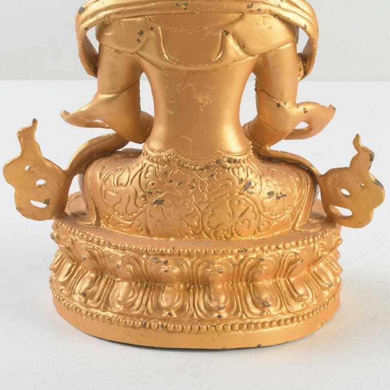 仏教美術　古銅鍍金　チベット仏　仏像　置物　V　9376