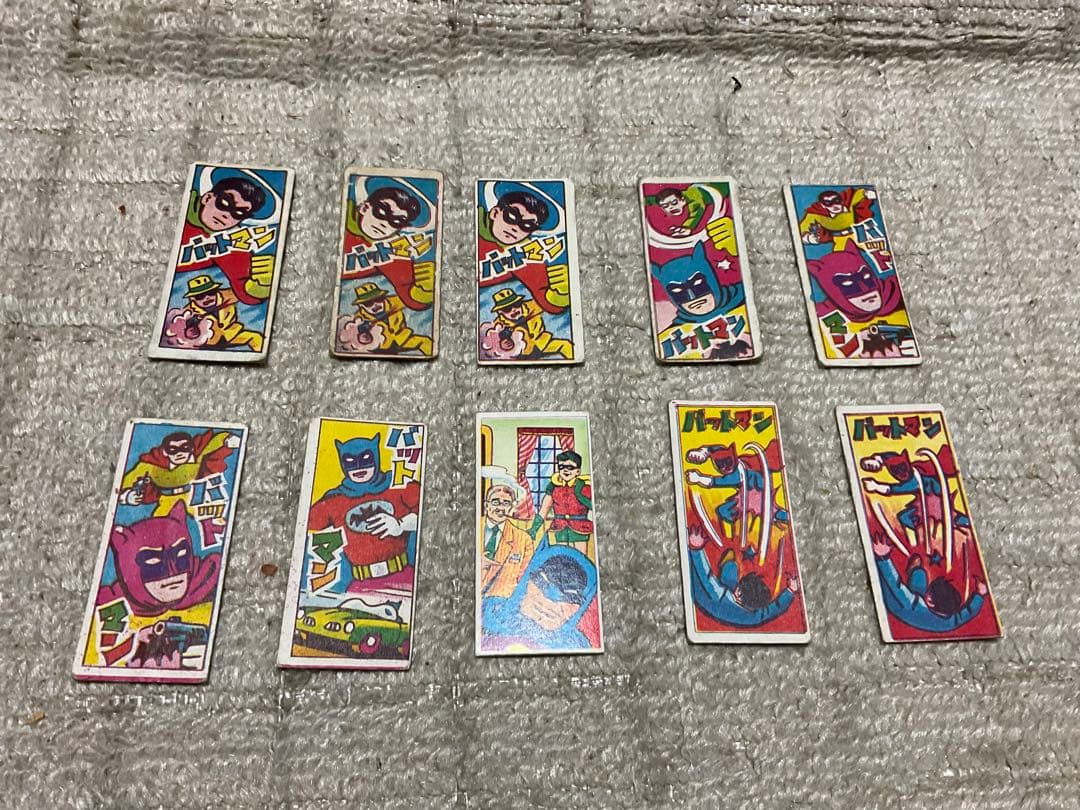 昭和の面子、アメリカンヒーローのバットマン／77枚組。ダブリも御座います。