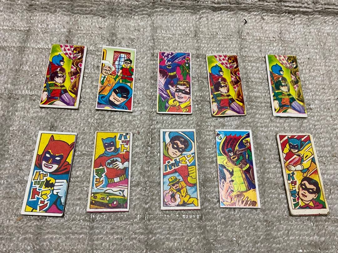 昭和の面子、アメリカンヒーローのバットマン／77枚組。ダブリも御座います。