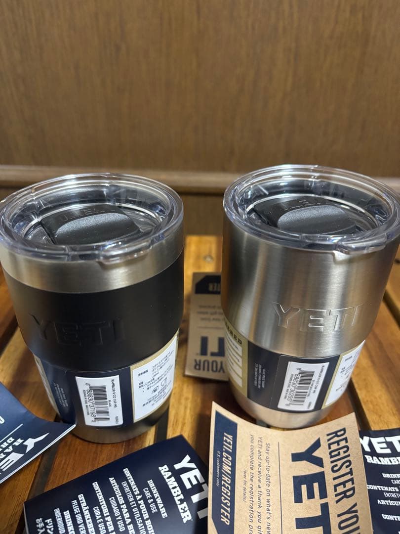 シルバー　YETI イエティ 8oz CUP スタッカブルカップ　マグ