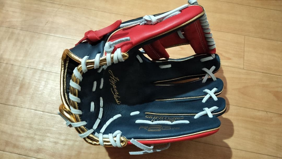 ローリングス 軟式グローブ ネイビー/レッド