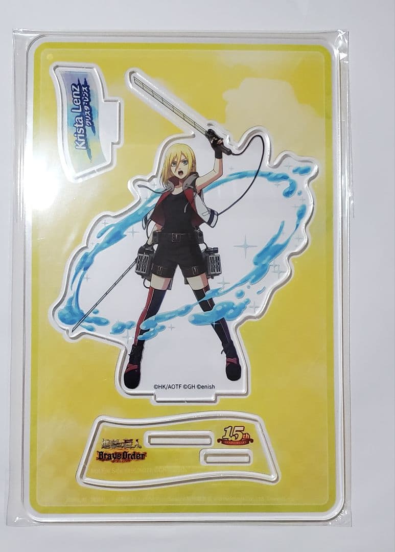 進撃の巨人Braveorder　ブレオダ　クリスタ　アクリルスタンド