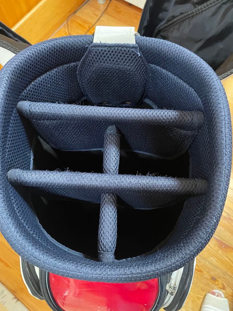 Titleist キャディバッグ ホワイト レッド ネイビー