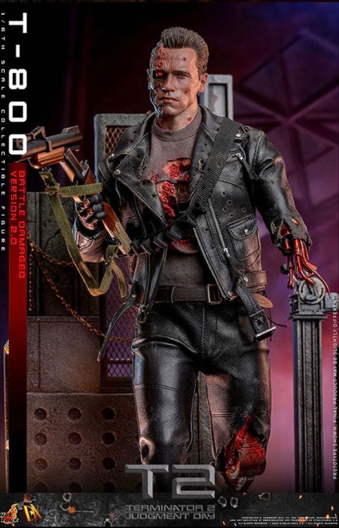 ホットトイズ 1/6 ターミネーター2 T-800バトルダメージ2.0 DX46