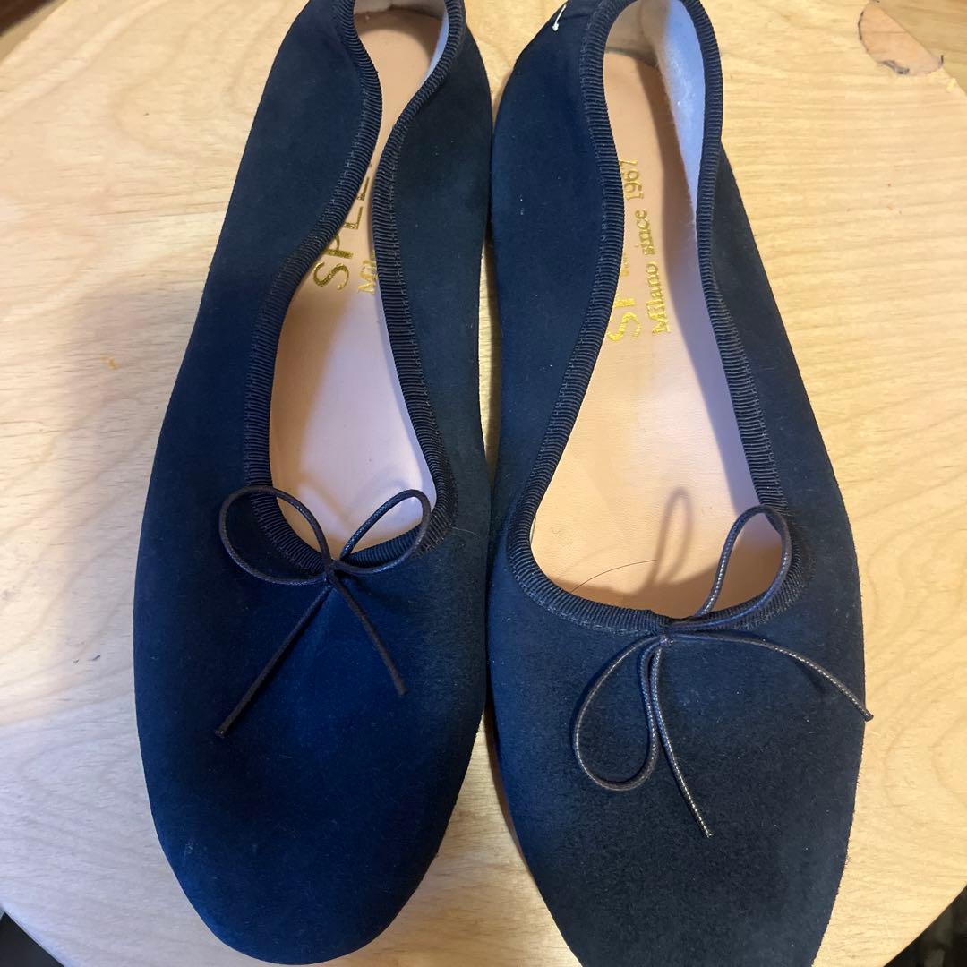 【Spick and Span 】【SPELTA】ベルベットバレエシューズ◆