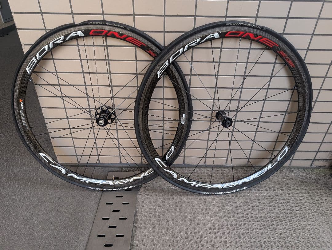 【美品】CAMPAGNOLO BORA ONE 35 クリンチャー バッグ付