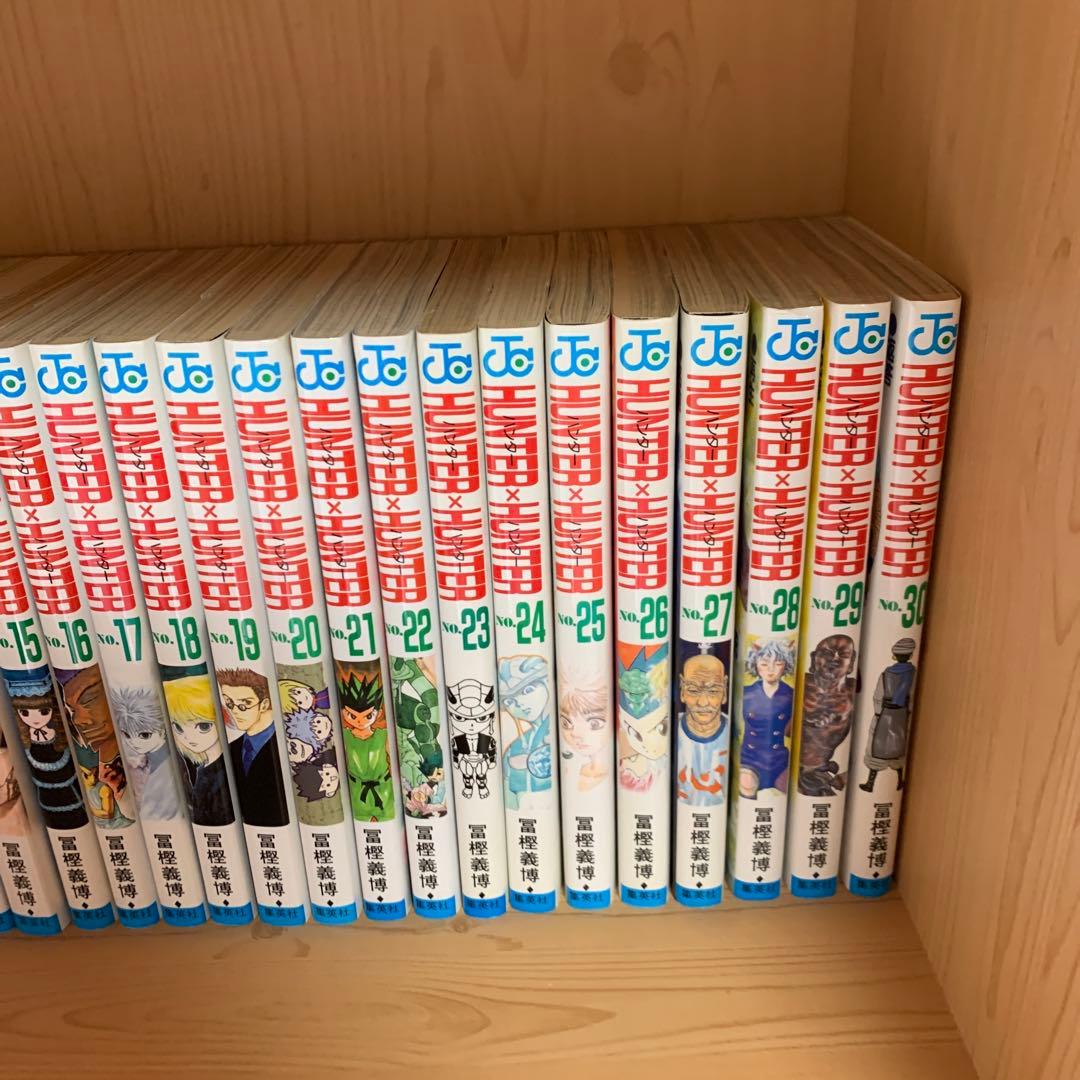大人気漫画ハンターハンター1巻から38巻既刊全巻完結まとめ売りセット1巻初版本