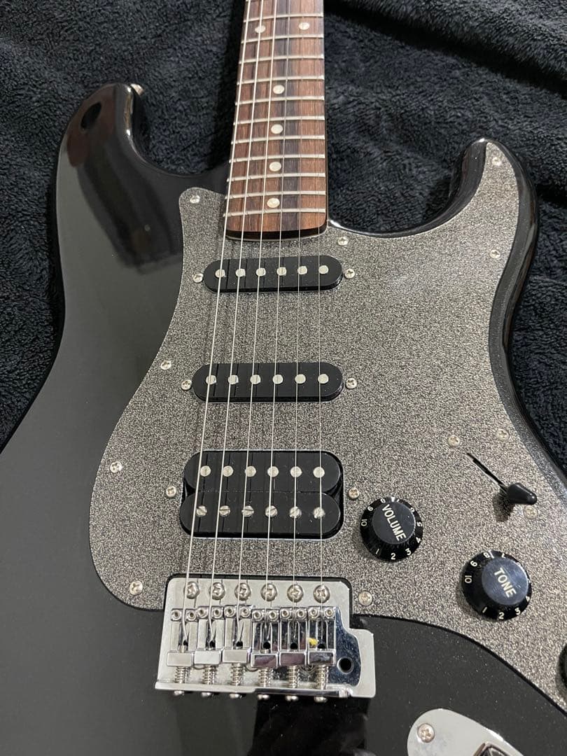 ギター Fender SQ AFN FAT STRAT MBK SPRKL HDW