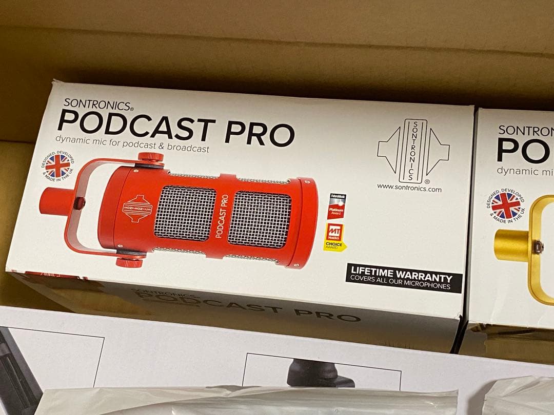 SONTRONICSのマイクとマイクスタンドを3セット