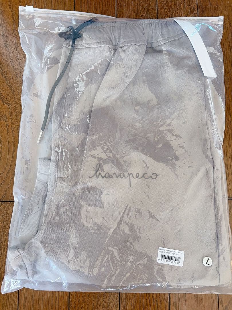 ミュージシャン hanapeco Layered Half Pants-Gray Beige L