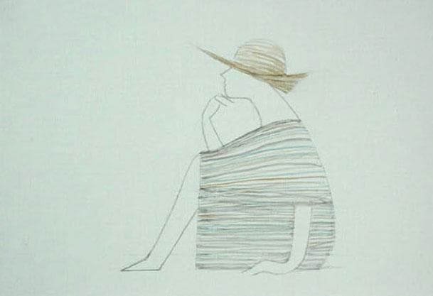 油絵 菅家令子 絵 絵画 インテリア 額付(黒) F4-071812 人物 女性