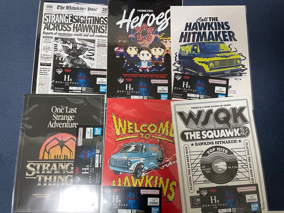 な*な様 一番くじ ストレンジャー・シングス ラストワン賞、B賞、C賞など21点