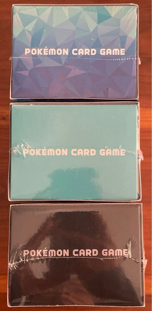 ポケカ　デッキビルドBOX シュリンク付　合計3BOX 箱に若干傷と破れあり