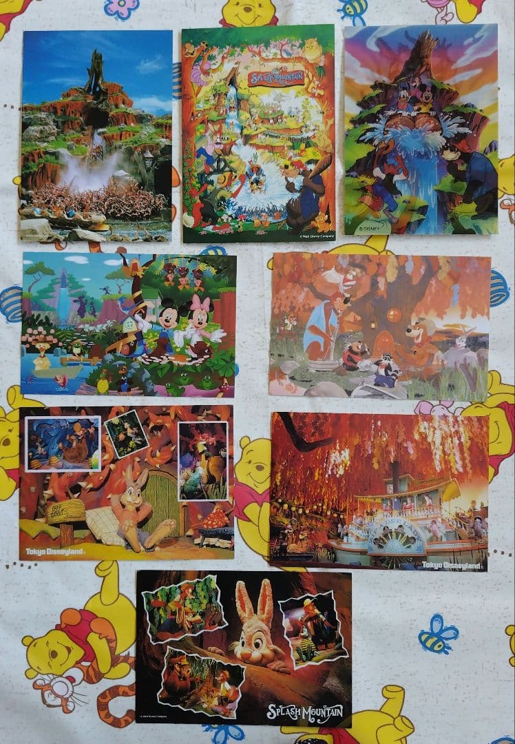 ディズニーポストカードまとめ売り① 東京ディズニーランド初期　80枚　ホルダー付