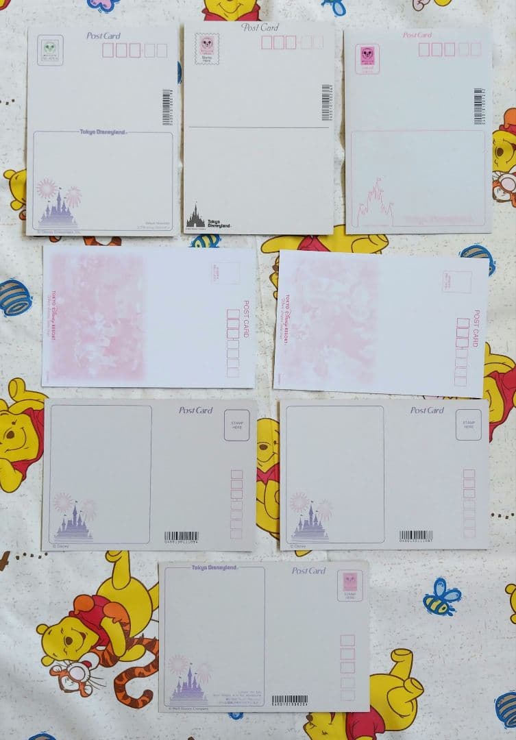 ディズニーポストカードまとめ売り① 東京ディズニーランド初期　80枚　ホルダー付