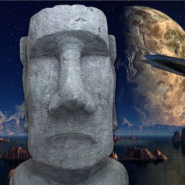 ジャイアントモアイ像  置物 巨大 フィギュア オブジェ 180cm