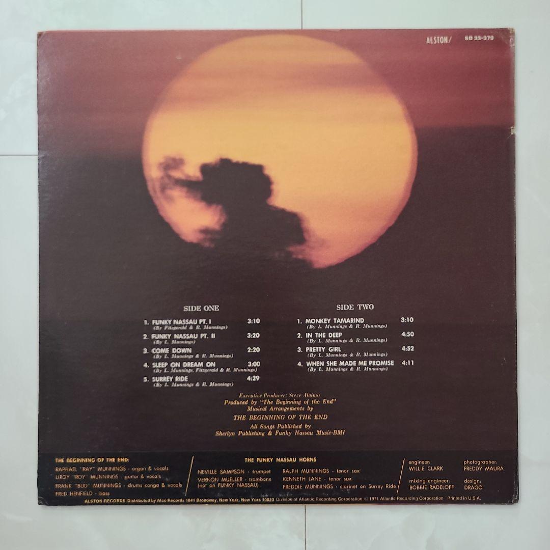 ★ＵＳオリジナル盤★『ファンキー・ナッソー』ビギニング・オブ・ジ・エンドＬＰ