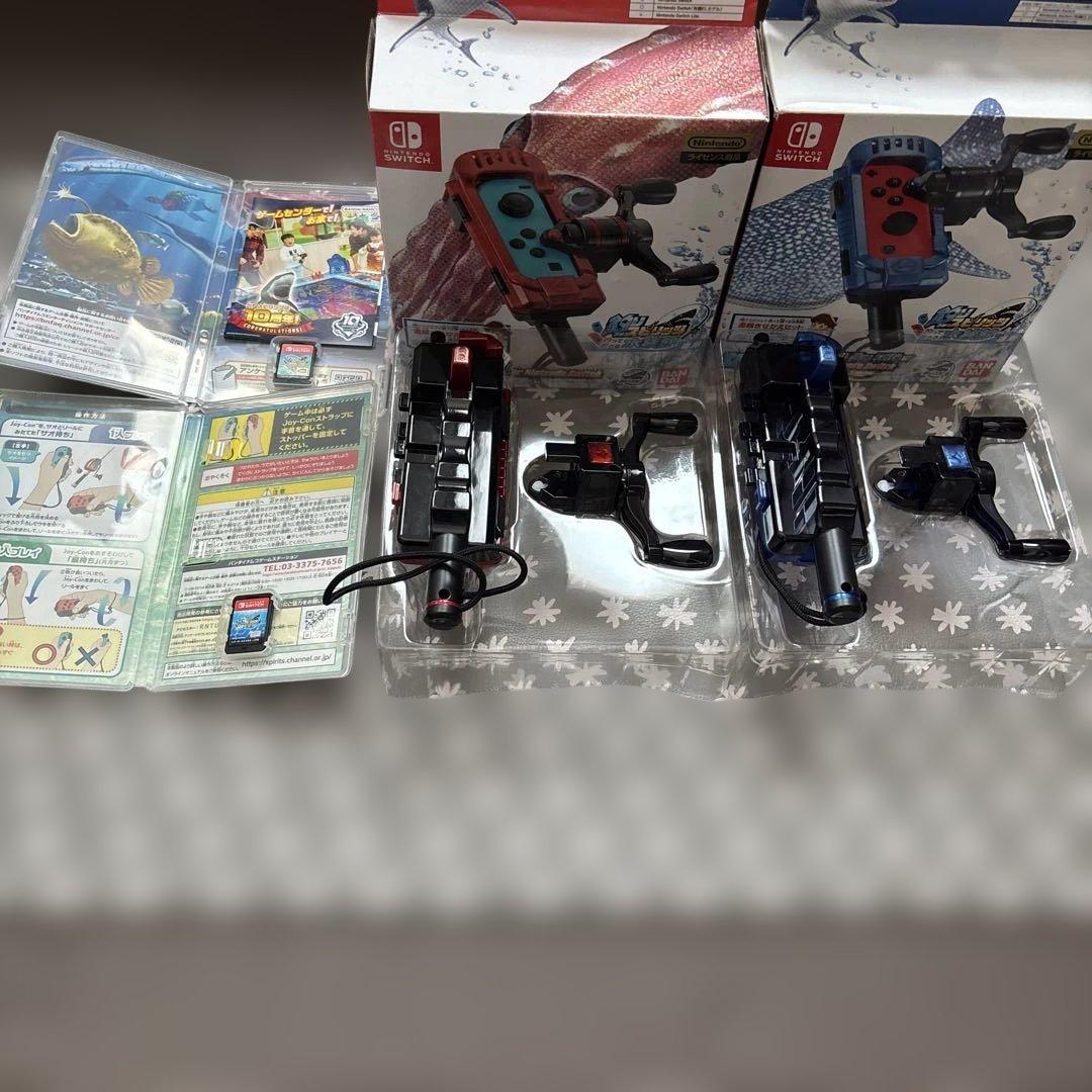 Nintendo Switch ７本と釣りスピリッツサオコン2個セット