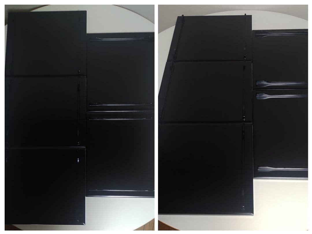 輪島塗　真塗　脚付き会席膳5客セット　　　　塗師 若島量平