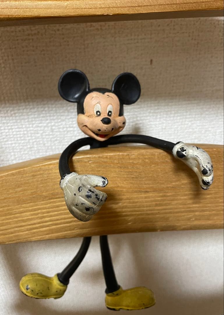 ミッキー　ヴィンテージ感　レア　レトロ　ディズニー　mickey マニア　人形