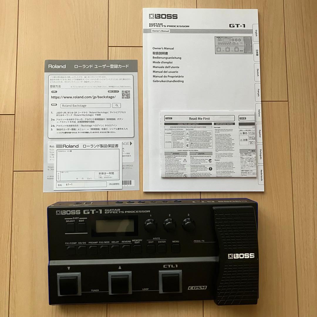 BOSS GT-1 箱・説明書付き マルチエフェクター ギター ROLAND