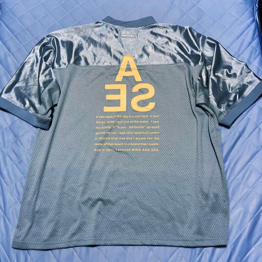 確実正規品　超希少品　WIND AND SEA ゲームシャツ Lサイズ