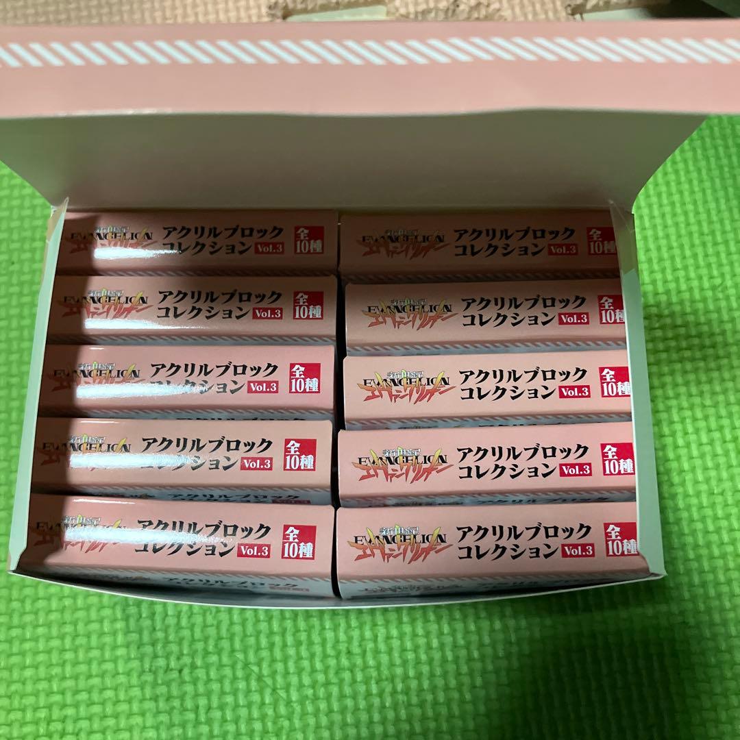 新世紀エヴァンゲリオン　アクリルブロックコレクション vol 1.2.3 セット