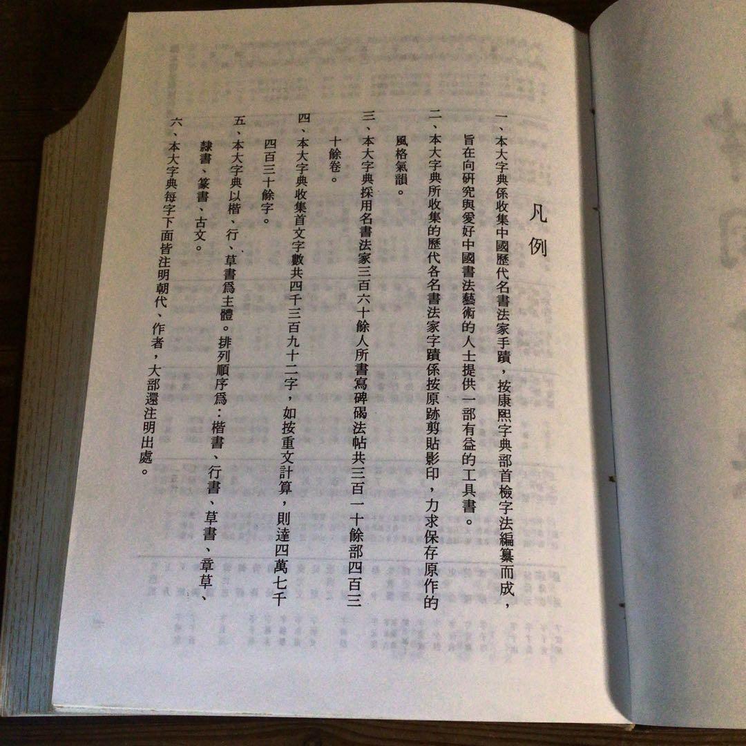 No4113 古書　中国書法大字典　林宏元　1980年版　書道　漢籍　送料無料