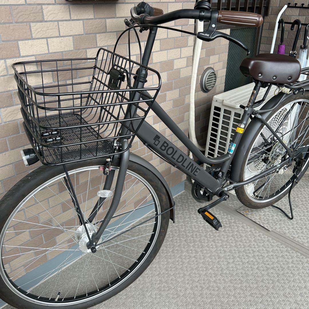 西多摩引き取り限定　あさひサイクルのボールドライン自転車27インチ