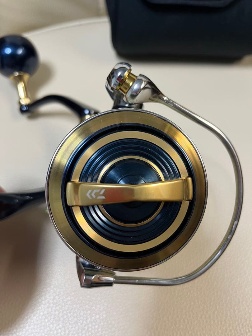 20ソルティガ10000p slp14000スプールに交換