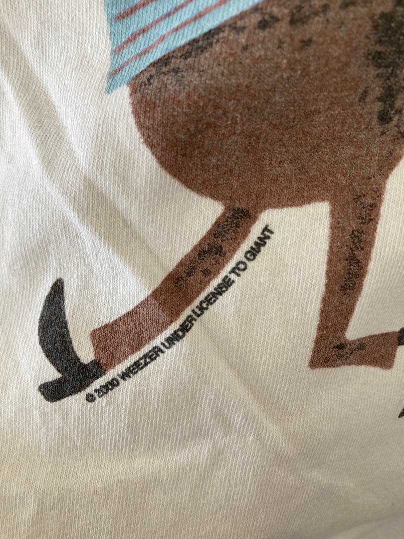 weezer イラスト Tシャツ ホワイト