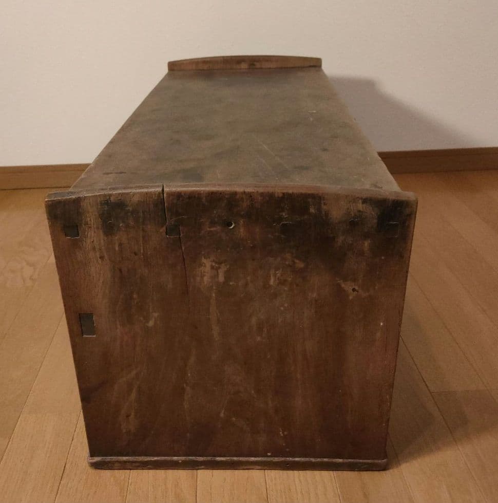 アンティーク 木製 文机 引出し2つ付 和製 昭和レトロ ローテーブル 座机