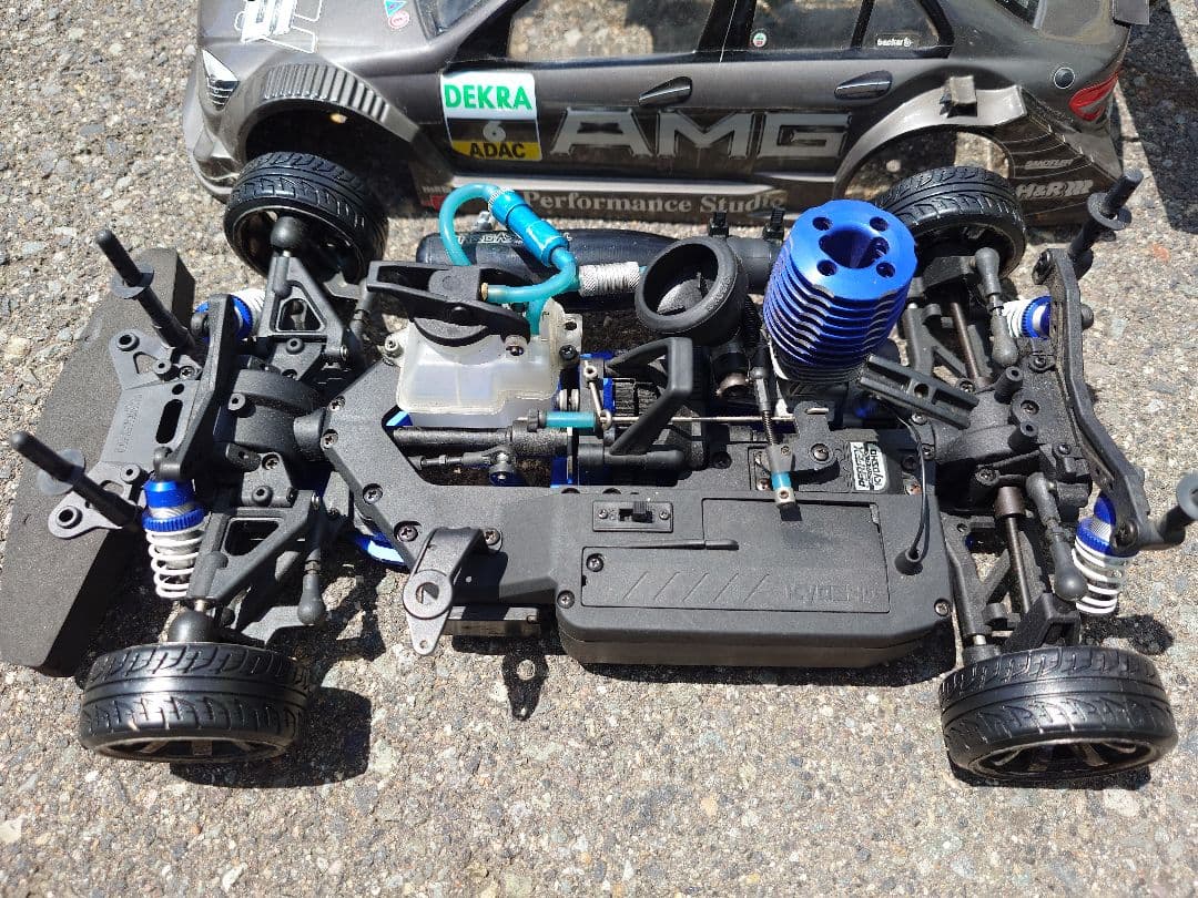 1/10 京商4WD エンジン　ドリフトカー 即走行可