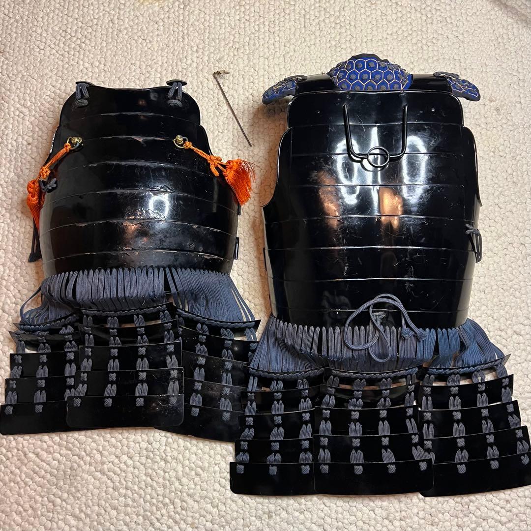 【BLACK】【越前朝倉家 鎧】日本甲冑【等身大】鎧一式【清掃•除菌】済